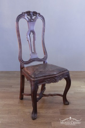 Cadeira Dom José em Jacarandá com couro6
